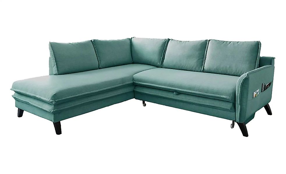Miuform Ecksofa mit Schlaffunktion Charming Charlie ¦ blau ¦ Maße (cm): B: günstig online kaufen