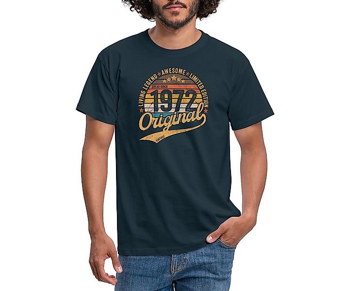 Spreadshirt T-Shirt Jahrgang 1972 50. Geburtstag Geschenk Vintage Limited E günstig online kaufen