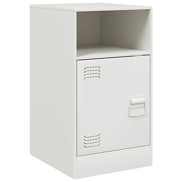 vidaXL Nachttisch Nachttisch Weiß 34,5x39x62 cm günstig online kaufen