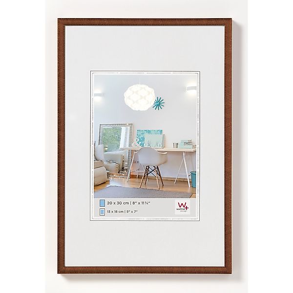 walther design New Lifestyle Kunststoff Bilderrahmen 18x24 cm  Bronze KV824 günstig online kaufen