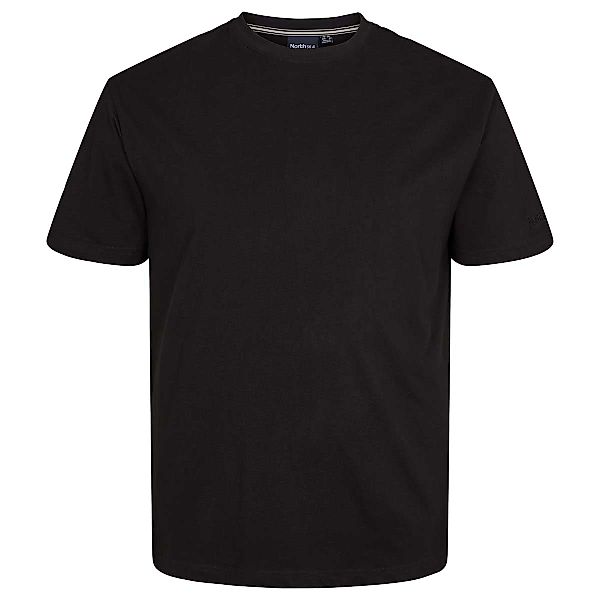 North T-Shirt aus Baumwolle Farbe schwarz Größe: 3XL günstig online kaufen