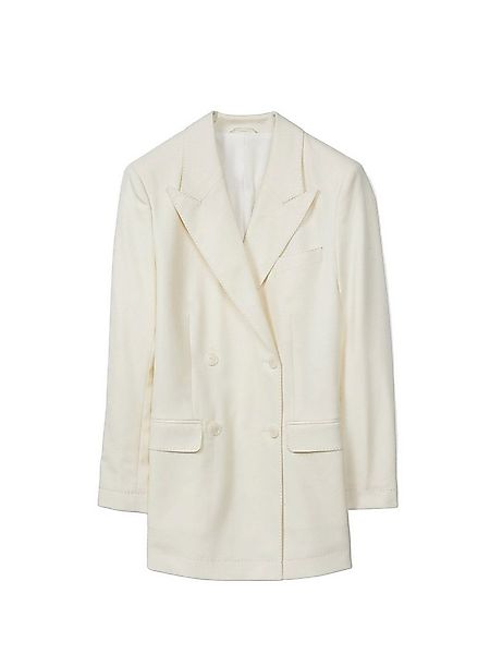 GOBI Cashmere Blusenblazer Naturfarbe Kaschmir Zweireiher-Blazer günstig online kaufen