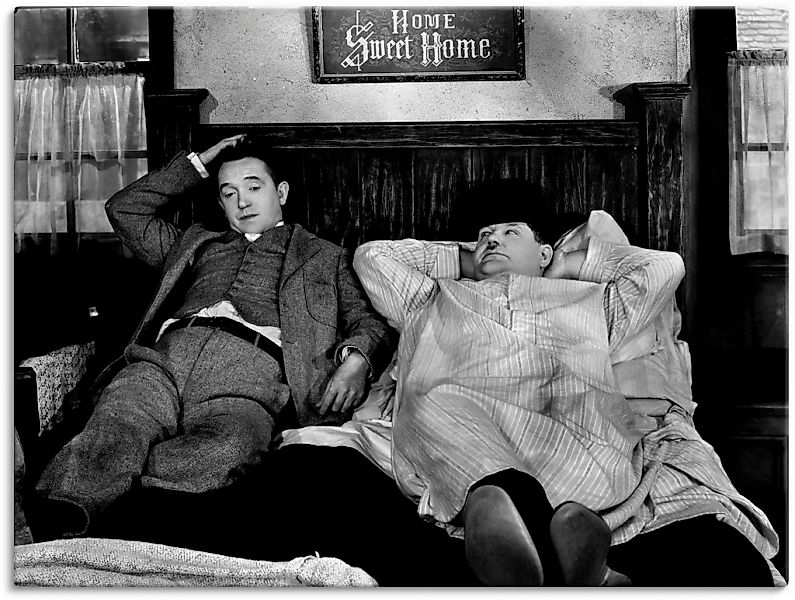 Artland Wandbild "Dick und Doof I" Stars 1 Stk. tlg. als Alubild, Leinwandb günstig online kaufen