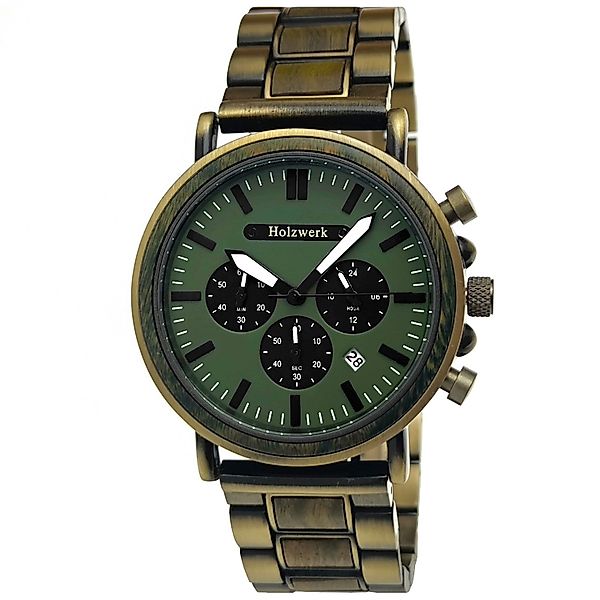 Holzwerk Chronograph GIESINGEN Herren Edelstahl & günstig online kaufen
