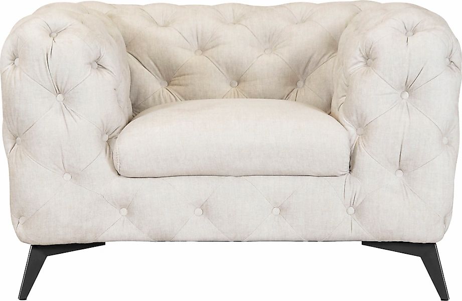 Home affaire Chesterfield-Sessel "Glynis Sessel" aufwändige Knopfheftung, m günstig online kaufen