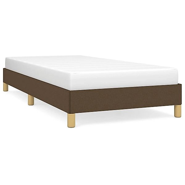 vidaXL Bettgestell Dunkelbraun 90x200 cm Stoff Modell 21370824 günstig online kaufen