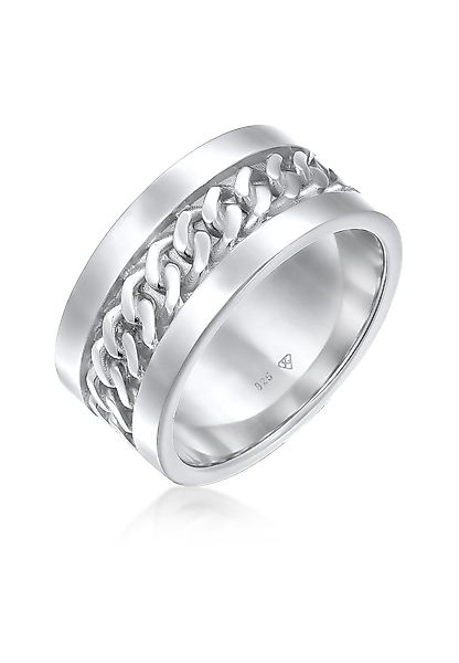 Elli Fingerring Damen Bandring Panzer Design günstig online kaufen