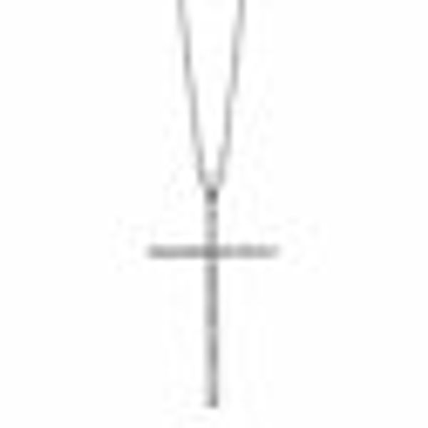 Anhänger mit Kette 925/- Sterling Silber rhodiniert mit Anhänger Kreuz günstig online kaufen
