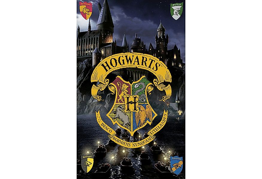 BERONAGE Strandtücher Harry Potter Hogwarts Badetuch 75x150, 100% Baumwolle günstig online kaufen