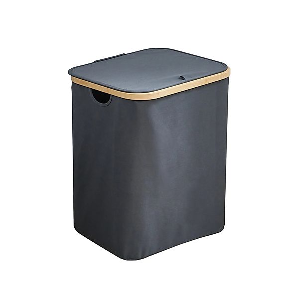 Svita Sade Wäschekorb Wäschetruhe Faltbar Mit Deckel Bambus Badezimmer Schl günstig online kaufen