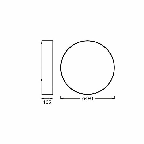 OSRAM Deckenleuchte ORBIS PARIS, weiß, Ø 48 cm, Textil, E27 günstig online kaufen