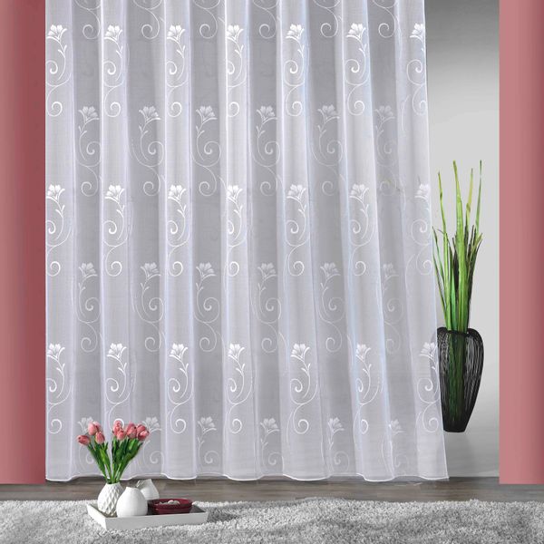 Weckbrodt Gardine "Lilly" Smokband 1 Stk. tlg. Jacquard, strukturiert, Allo günstig online kaufen