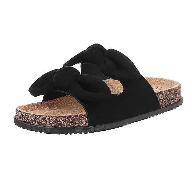 Ital-Design Bequeme Damen-Sandalen mit Bändern für den Sommer Pantolette (8 günstig online kaufen