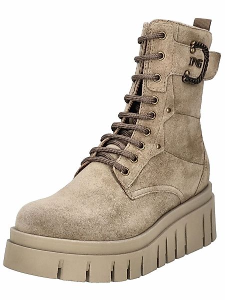 Nero Giardini Schnürstiefelette "Nero Giardini Stiefelette Veloursleder" günstig online kaufen