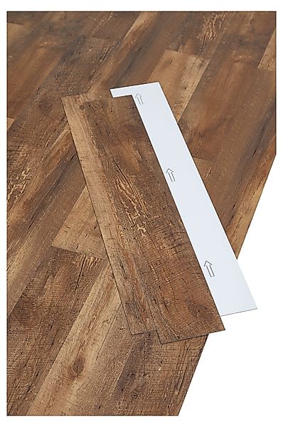 misento Designboden selbstklebende Vinyl Planken Holzoptik, günstig online kaufen