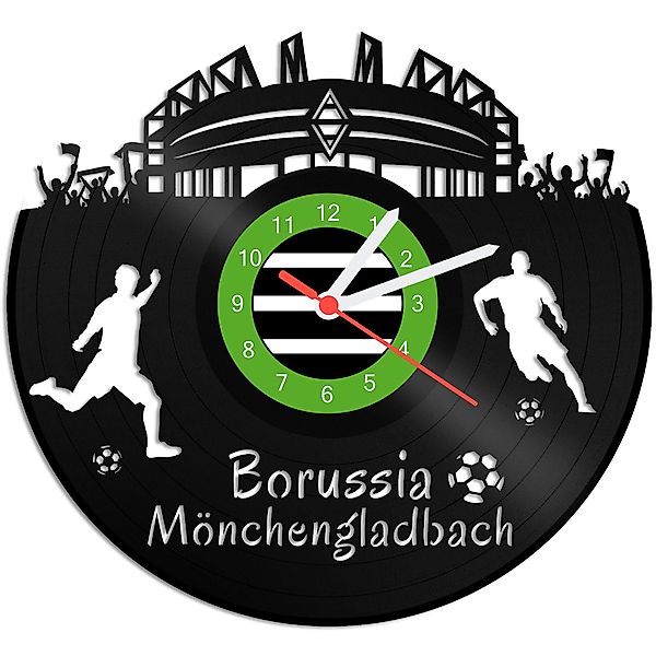 GRAVURZEILE Wanduhr Schallplattenuhr Borussia Mönchengladbach - günstig online kaufen