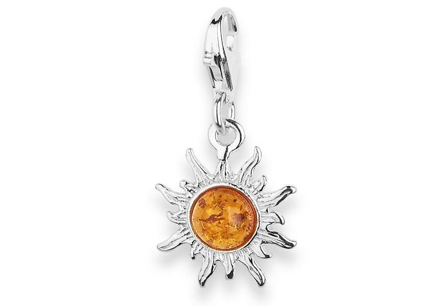 OSTSEE-SCHMUCK Kettenanhänger Ostsee-Schmuck Charm-Einhänger Sonne 14 mm (1 günstig online kaufen
