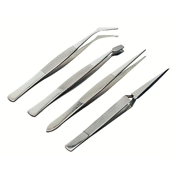 Pebaro Pinzetten-Set 4-Teilig Große Pinzetten günstig online kaufen