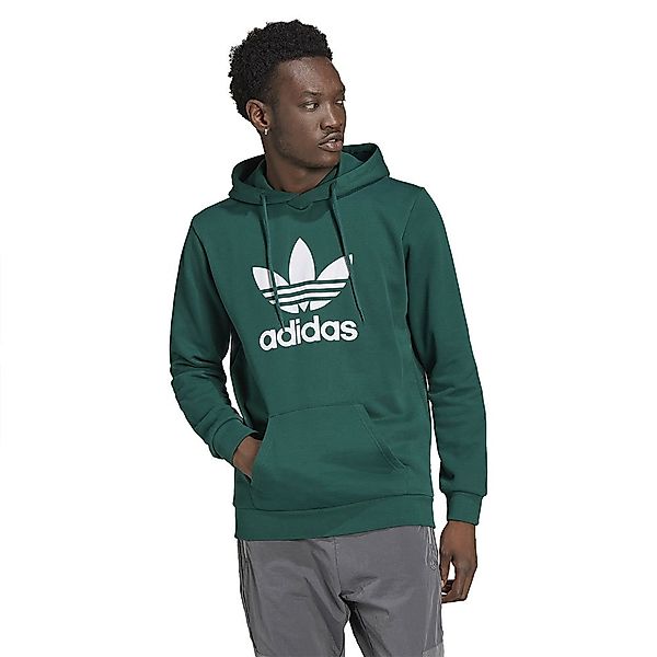 Adidas Originals Trefoil Kapuzenpullover S Collegiate Green günstig online kaufen