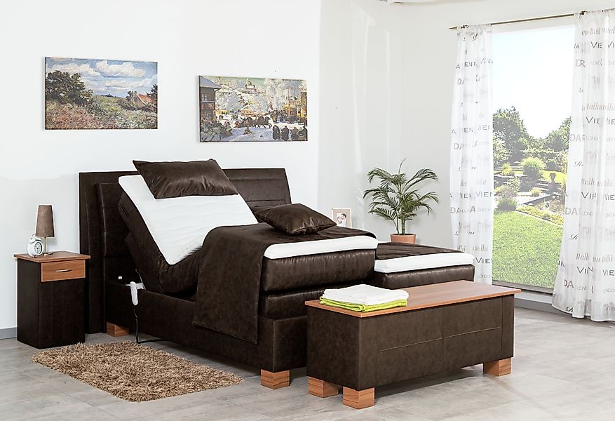 Meisterbetten Boxspringbett Like (mit Motor, 7-Zonen günstig online kaufen