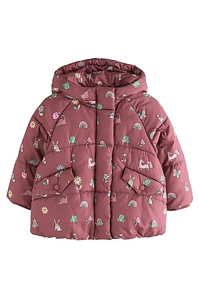 Next Fellimitatmantel Wasserabweisender Steppmantel mit Kunstfellfutter günstig online kaufen