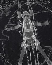 style3 T-Shirt Vitruvianischer Taucher flossen scuba günstig online kaufen