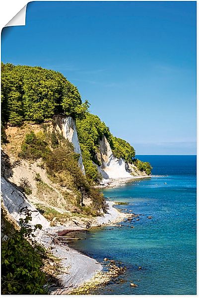 Artland Wandbild "Kreidefelsen Ostseeküste Insel Rügen", Felsen, (1 St.), a günstig online kaufen