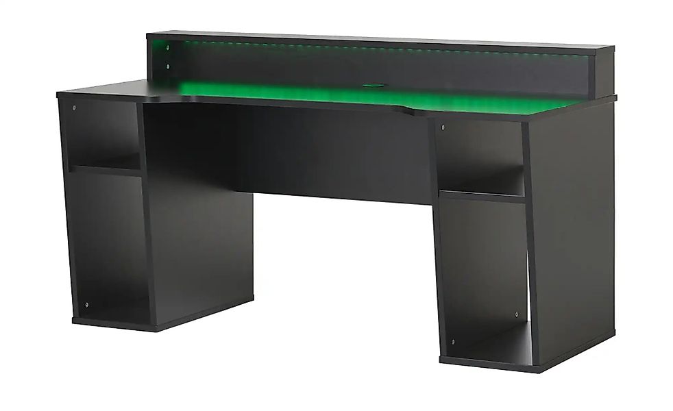 Gaming Tisch  Zocker 2 ¦ schwarz ¦ Maße (cm): B: 160 H: 91,1 T: 72.0 Tische günstig online kaufen