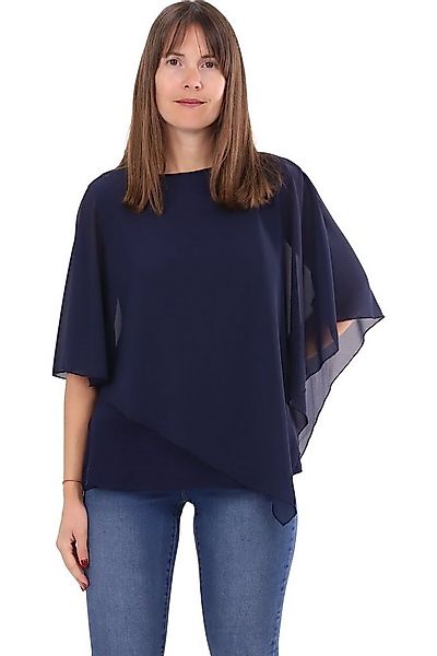 malito more than fashion Chiffonbluse malito Damen Chiffonbluse asymmetrisc günstig online kaufen