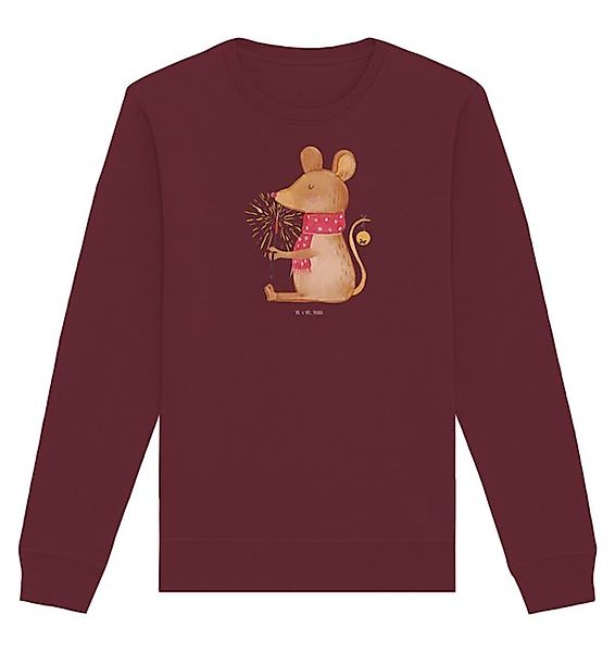 Mr. & Mrs. Panda Longpullover Maus Weihnachten Größe L - Burgundy - Geschen günstig online kaufen