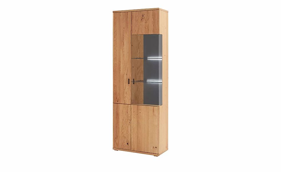 Woodford Kombi-Vitrine  Rosiro ¦ holzfarben ¦ Maße (cm): B: 75 H: 209 T: 37 günstig online kaufen