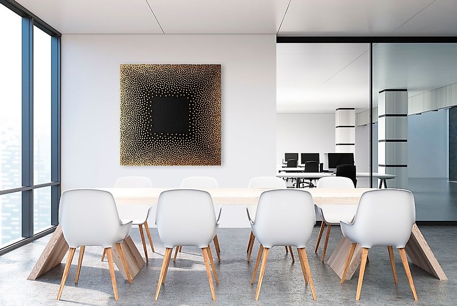 Leonique Leinwandbild »The Frame«, Abstrakt-Abstrakte-Kunst-Modern, (1 St.) günstig online kaufen