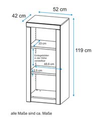 VOGL Möbelfabrik Aktenregal "Toronto" Breite 52cm bzw. 90cm, Made in German günstig online kaufen