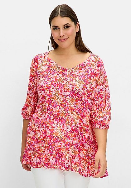 Sheego Klassische Bluse Druckbluse 3/4-Arm günstig online kaufen