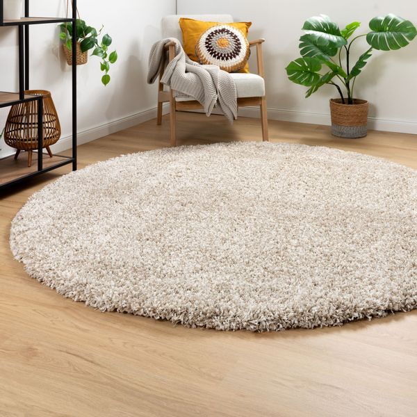 Steffensmeier Hochflor-Teppich Twilight, rund, Shaggy, Langflor, günstig online kaufen