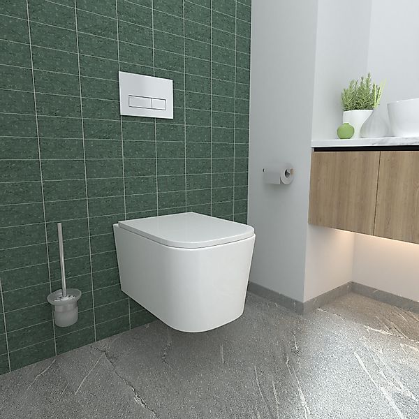 duschspa Tiefspül-WC wand wc spülrandlos Hänge günstig online kaufen