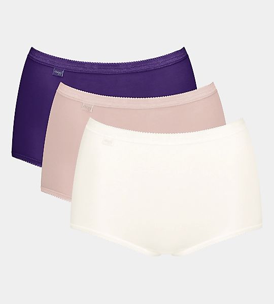 sloggi Maxislip "Basic+", (3er Pack), Baumwollmischung, weiche Nähte, Singl günstig online kaufen