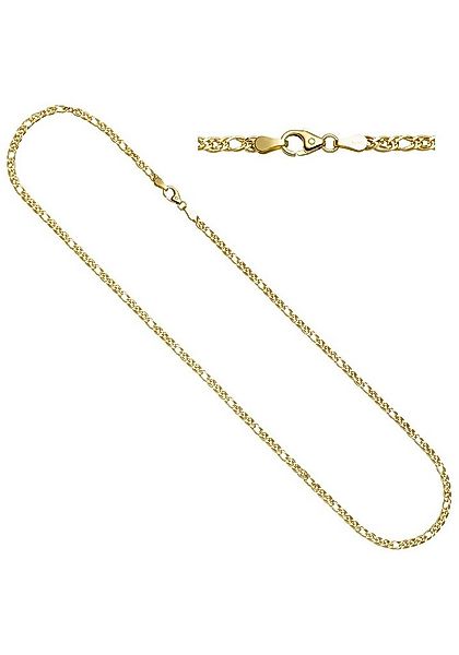 JOBO Goldkette, Zwillings-Panzerkette 585 Gold 45 cm 3 mm günstig online kaufen