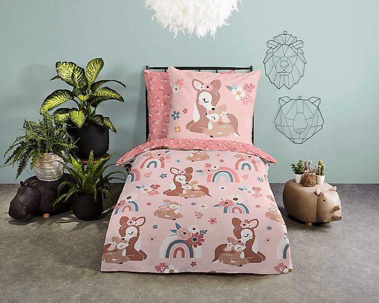 good morning Kinderbettwäsche "Bibi blossom" 2 Stk. tlg. Baumwolle, 135x200 günstig online kaufen