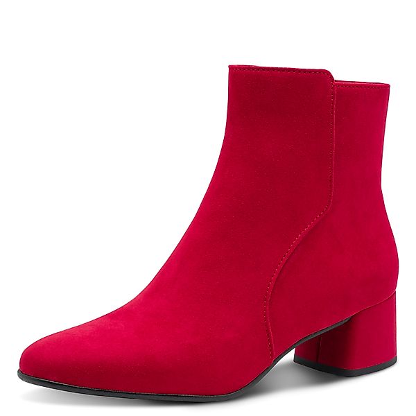 MARCO TOZZI Stiefelette, Blockabsatz, Businessschuh, Ankleboots mit Ziernäh günstig online kaufen