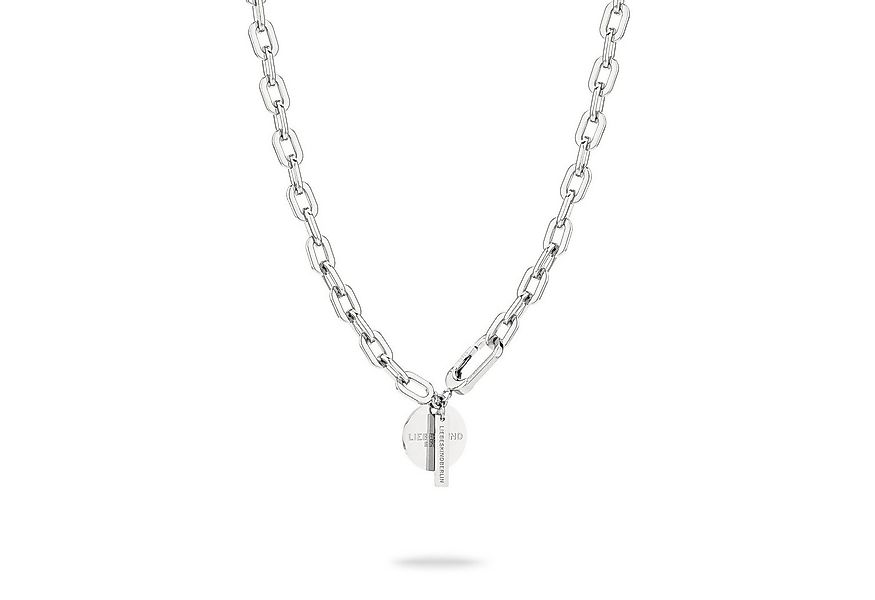 Liebeskind Berlin Kette mit Anhänger The Double Tag Edelstahl günstig online kaufen