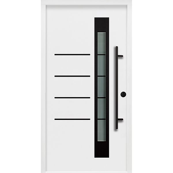 Splendoor Thermospace Sicherheits-Haustür Berlin Prime RC2 Weiß 100x210 cm günstig online kaufen