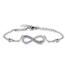 Kim Johanson Fußkette Infinity aus Edelstahl günstig online kaufen