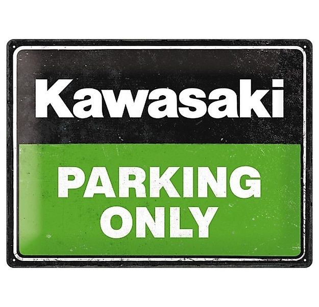 Nostalgic-Art Metallschild Blechschild 30 x 40 cm - Kawasaki - Kawasaki Par günstig online kaufen