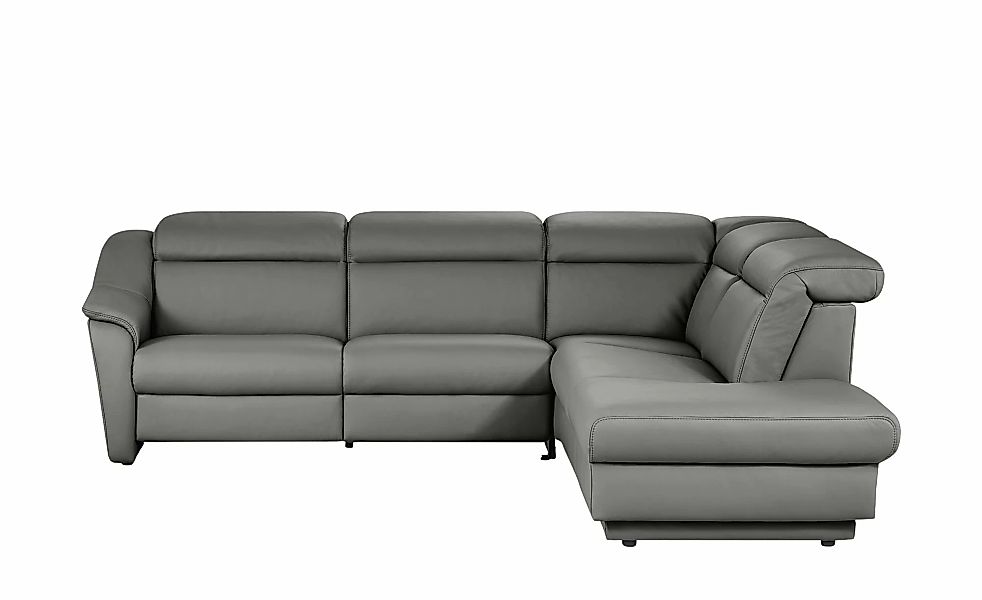 himolla Ecksofa Leder  9707 ¦ grau ¦ Maße (cm): B: 275 H: 84 T: 245.0 Polst günstig online kaufen