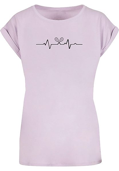 Merchcode T-Shirt "Merchcode Damen Ladies Tennis Beats Extended Shoulder Te günstig online kaufen