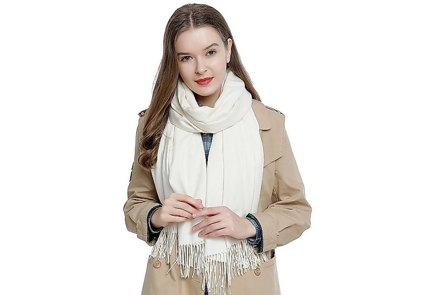 Schal Damen Schal einfarbig 185 x 65 cm, (1-St), Damenschal, kuschlig weich günstig online kaufen