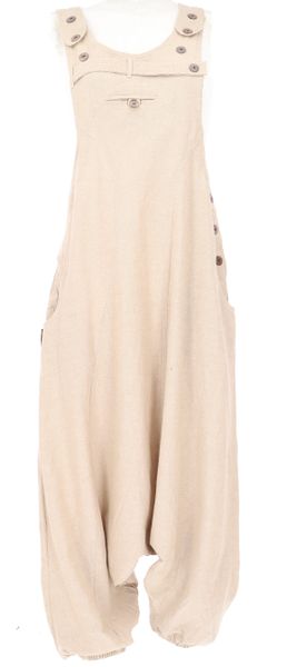 Guru-Shop Relaxhose Bequeme Boho Latzhose, natürlicher günstig online kaufen