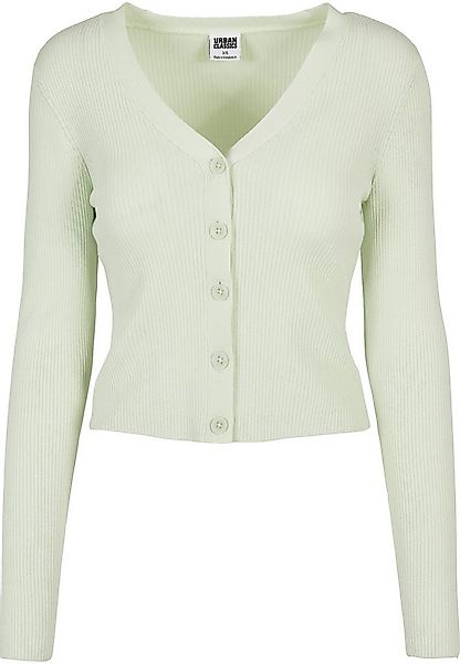 URBAN CLASSICS Strickjacke Urban Classics Damen Ladies Short Rib Knit Cardi günstig online kaufen