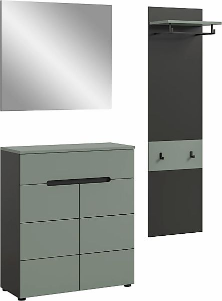 INOSIGN Garderoben-Set, (Set, 3 St., bestehend aus: Kommode, Spiegel und Ga günstig online kaufen